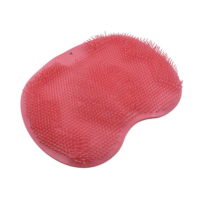 Silicone Bath Massage Cushion with Suction Cup, Shower Foot Scubber Brush Foot Bath Mat Scrubber, Anti-Slip Exfoliating Dead Skin Massage Pad