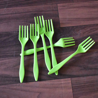 Small plastic 6pc Serving Fork Set for kitchen