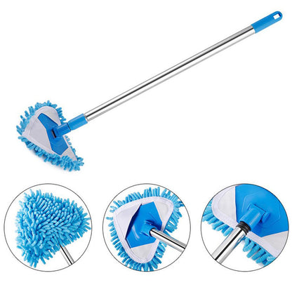 SS Road Adjustable Triangle Mop for Cleaning Dusty and Wet Floor Surfaces