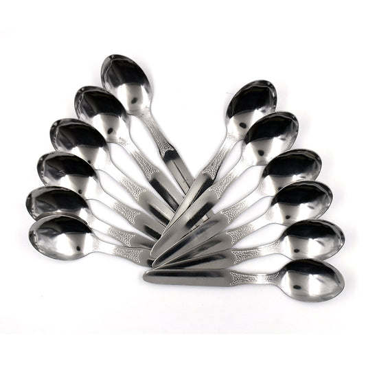 Stainless Steel Medium Dinner Table Spoon (Set of 12Pcs)