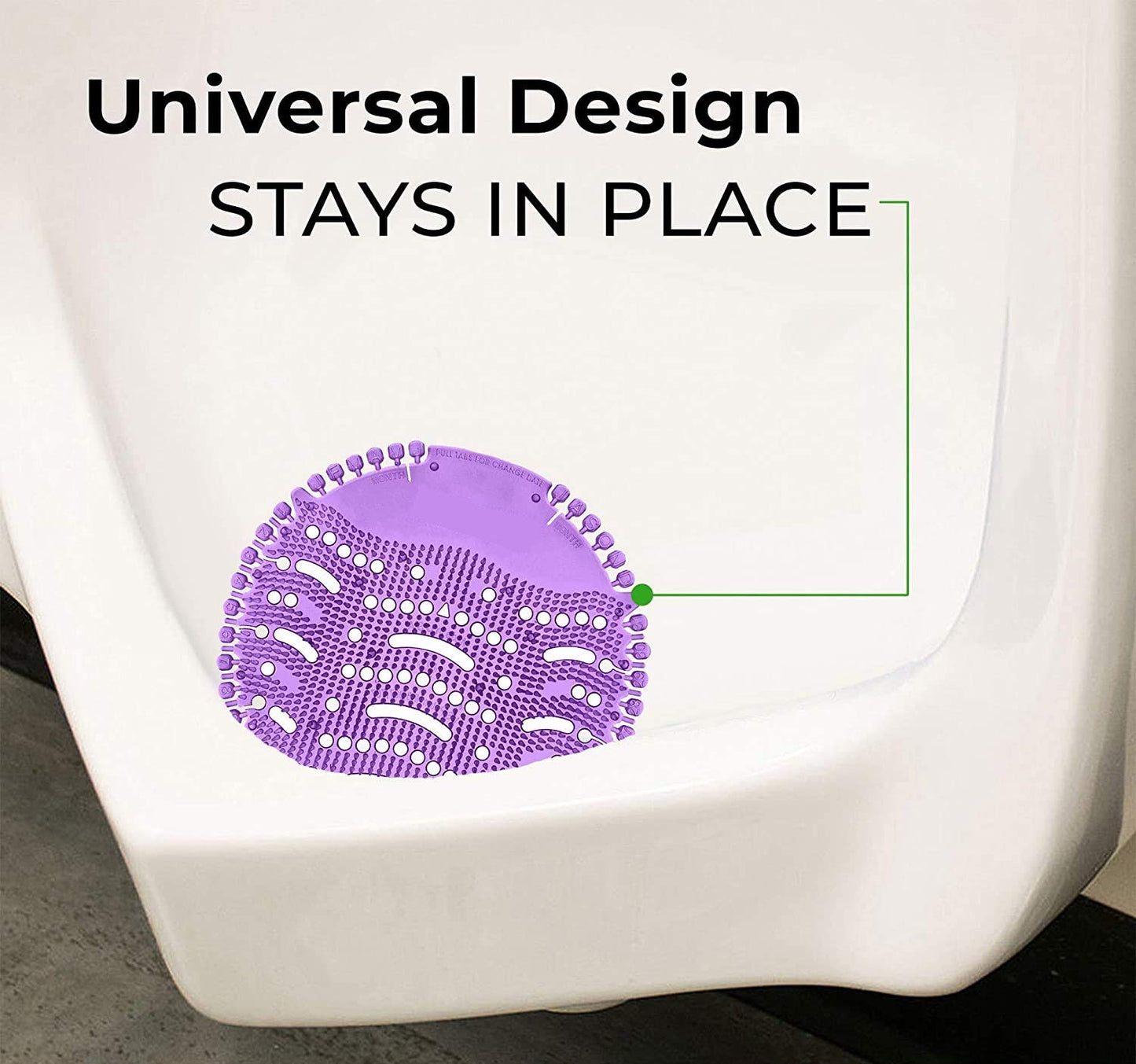 Anti Splash Urinal Round Screen Mat (Multicoloured)