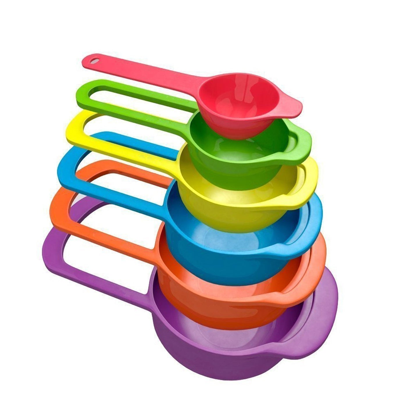 PLASTIC MEASURING SPOONS FOR KITCHEN 6IN1