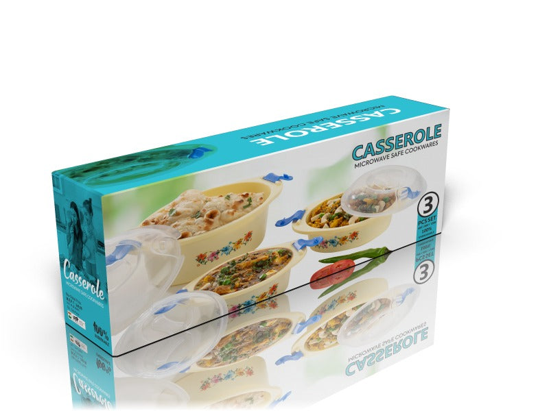 Hot N Fresh Insulated Plastic Casserole Gift Set (3 Pieces)