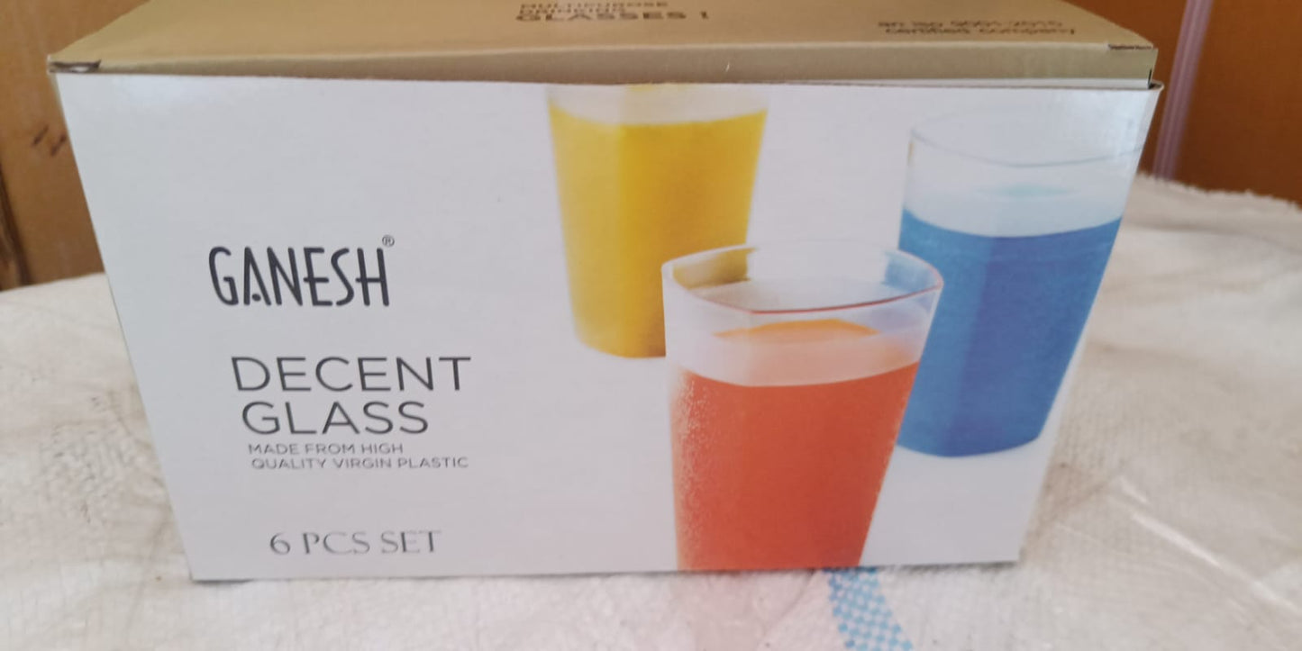 Ganesh Decent Glass 350ml Set of 6