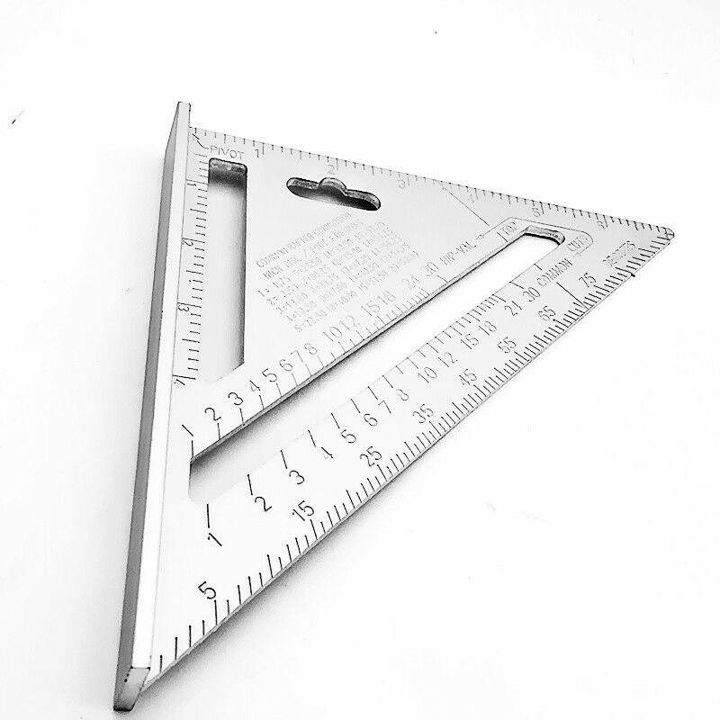 Heavy Weight Double Side Scale Triangle Measurement Hand Tool